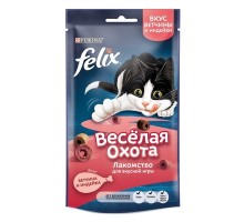 Felix лакомство Весёлая охота для кошек, со вкусом ветчины и индейки 50 г