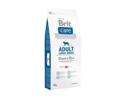 Корм Brit  Care для взрослых  собак крупных пород (от 25 кг), с ягненком и рисом 12 кг