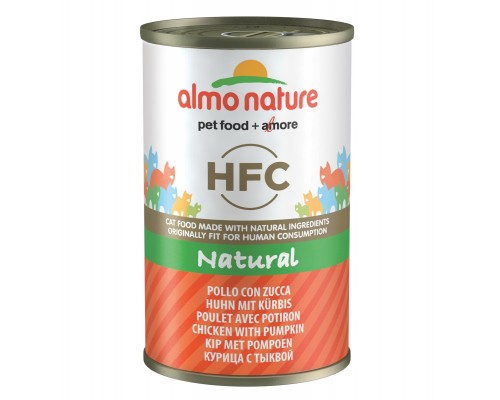 Almo Nature (консервы) консервы для кошек, с курицей и тыквой, 55% мяса