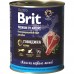 Brit  Premium by Nature консервы с говядиной и рисом для собак 850 г