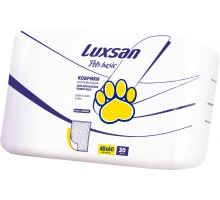 Luxsan пеленки для животных 40x60 см, 30 шт. (100% целлюлоза) 40?60см