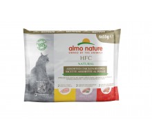 Almo Nature (консервы) набор паучей для кошек ассорти с курицей (6x55 гр)