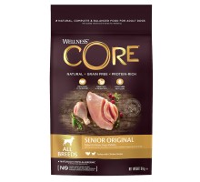 Корм Wellness CORE из индейки с курицей для пожилых собак всех пород 10 кг