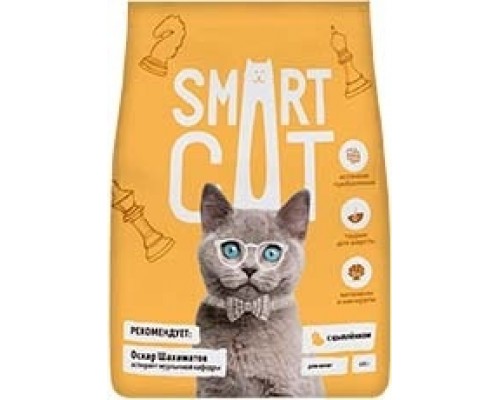 Корм Smart Cat для котят, с цыпленком 5 кг