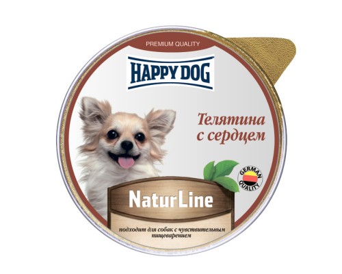 Happy dog паштет  "Телятина с сердцем" 100 г