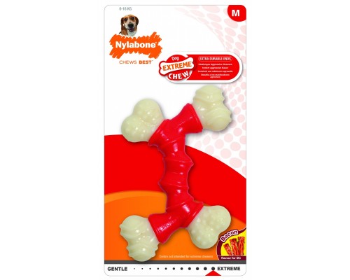 Nylabone двойная косточка, экстра-жесткая, М 260 г