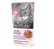 Purina Pro Plan (паучи) для взрослых кошек с чувствительным пищеварением или особыми предпочтениями в еде, с индейкой в соусе