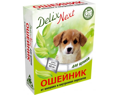 Бионикс ошейник антипаразитарный Delix Next с диметиконом, для щенков 12 г