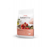 Корм Italian Way  безглютеновый, для щенков средних и крупных пород со свежей курицей и индейкой 3 кг