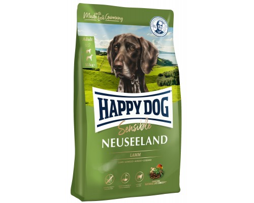 Корм Happy dog сухой корм Happy Dog "Новая Зеландия" для собак весом от 10 кг  с ягненком и рисом 1 кг