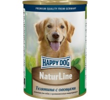 Happy dog кусочки в фарше для собак: телятиной с овощами 410 г