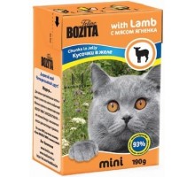 Bozita mini Кусочки в желе для кошек с ягненком