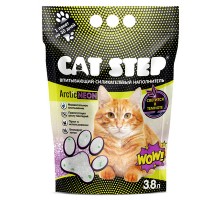 Cat step впитывающий силикагелевый наполнитель, 3,8 л 1,67 кг