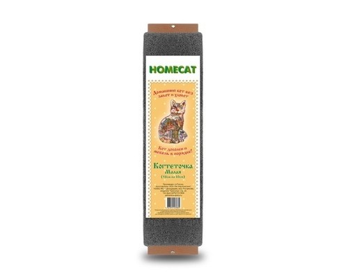 Homecat когтеточка с кошачьей мятой, малая, 58х10 см 494 г