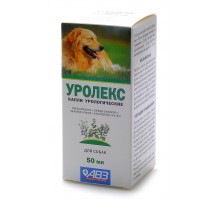 Агроветзащита уролекс для собак -  капли для профилактики и лечения МКБ, острых и хронических заболеваний мочевыводящих путей и почек 143 г