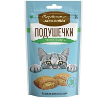 Деревенские лакомства подушечки с пюре из курицы 30 г