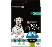 Корм Purina Pro Plan для взрослых собак крупных пород с атлетическим телосложением с чувствительным пищеварением, с высоким содержанием ягненка 3 кг