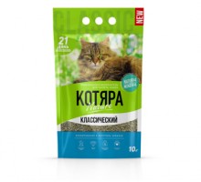 Котяра комкующийся наполнитель, классический, 10 л 4,2 кг