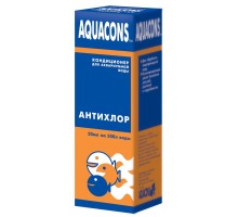 AQUACONS кондиционер для воды "Антихлор", 50 мл 50 г