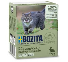 Bozita кусочки в соусе для кошек, с кроликом