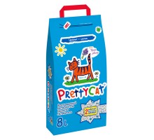 Pretty Cat наполнитель впитывающий для кошачьих туалетов С ЛАВАНДОЙ 8л 4 кг