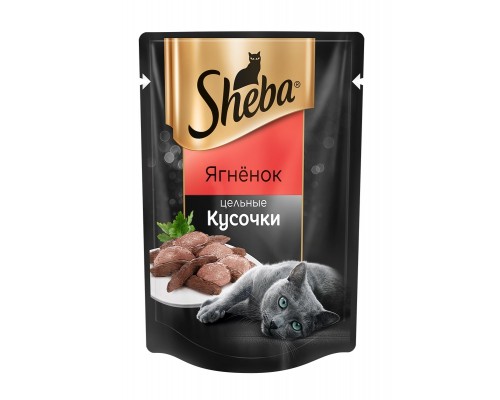 Sheba цельные кусочки, ягнёнок