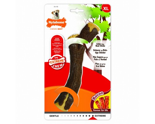 Nylabone игрушка Деревянная палочка, с ароматом бекона M