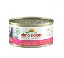 Almo Nature (консервы) консервы с лососем и курицей в желе для кошек