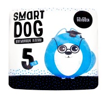 Smart Dog пелёнки впитывающие пеленки для собак 60х60, 5 шт 100 г