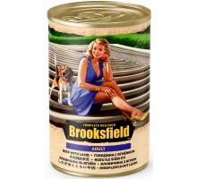 Brooksfield консервированный корм для собак, с говядиной, ягнёнком и рисом 400 г