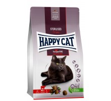 Happy cat сухой корм для стерилизованных кошек Альпийская говядина