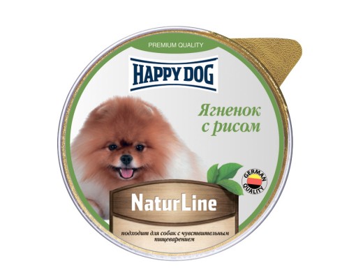 Happy dog паштет "Янёнок с рисом" 125 г