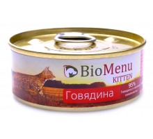 BioMenu  Паштет для котят с говядиной 100 г