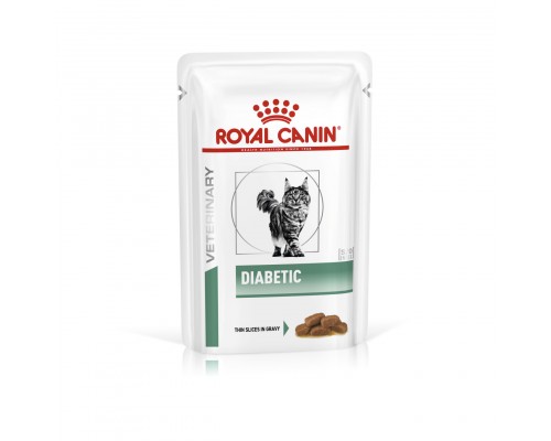 Royal Canin (вет. паучи) кусочки в соусе для кошек при диабете