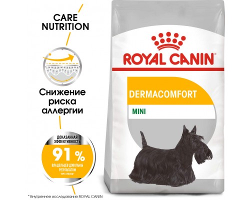 Корм Royal Canin для собак малых пород с чувствительной кожей 1 кг