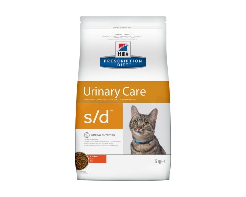 Hill's Prescription Diet s/d Urinary Care сухой диетический, для кошек при профилактике мочекаменной болезни (МКБ), с курицей, Как проявляются заболевания нижних мочевыводящих путей?, Преимущества диетических рационов Hill’s Prescriotion Diet