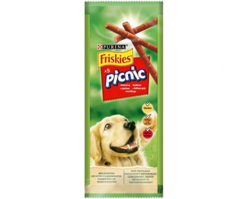 Friskies лакомство для собак Picnic с говядиной 42 г