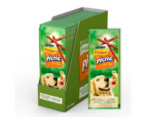 Friskies лакомство для собак Picnic с говядиной 42 г