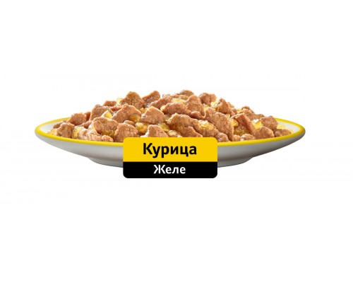 Whiskas влажный корм для кошек желе, с курицей