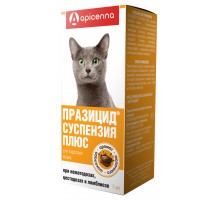 Apicenna празицид от глистов для кошек: суспензия плюс 7 г