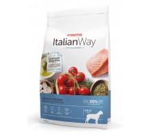 Корм Italian Way  безглютеновый, для собак крупных пород с чувствительной кожей, лосось и сельдь 12 кг