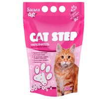 Cat step впитывающий  силикагелевый наполнитель 7,6 л