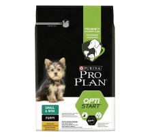 Корм Purina Pro Plan для щенков мелких и карликовых пород, с высоким содержанием курицы 3 кг