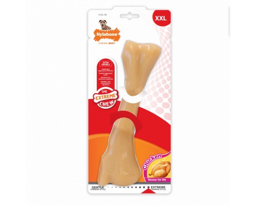 Nylabone супер-косточка экстра-жесткая с ароматом курицы, XXL 500 г