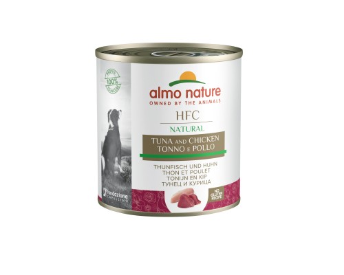 Almo Nature (консервы) консервы для собак, с тунцом и курицей 290 г