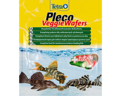 Tetra (корма) корм для травоядных донных рыб, пластинки с цукини 1,9 кг