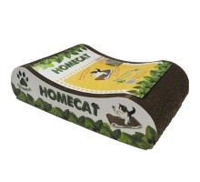 Homecat когтеточка"Мятная волна", гофрокартон, 41х24х10 см 500 г