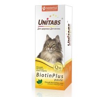 Unitabs витамины BiotinPlus с Q10 паста для кошек, 120мл 140 г