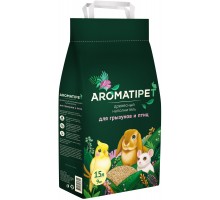 AromatiPet древесный наполнитель для грызунов и птиц 5 л