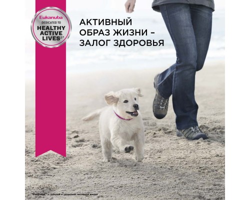 Eukanuba для щенков малых пород, с курицей 3 кг